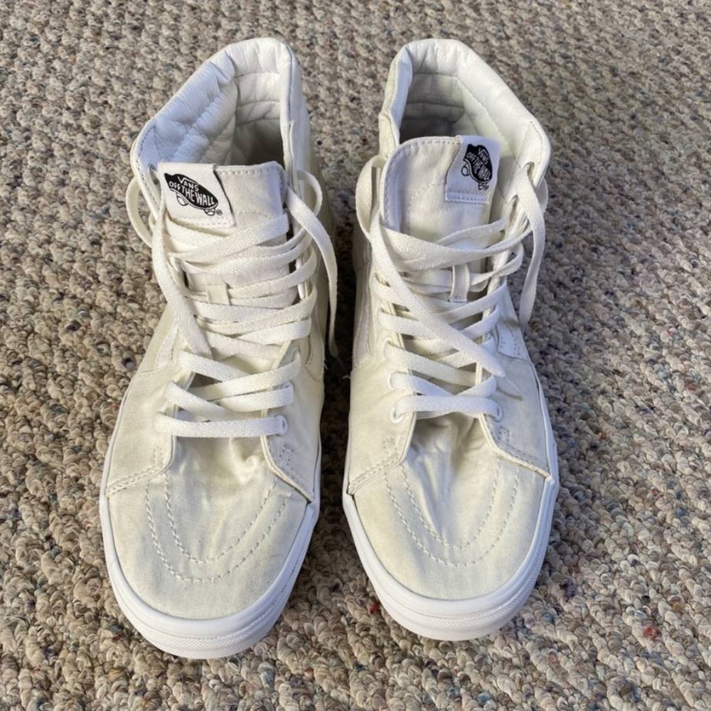 High Top Vans men’s size 11 all white